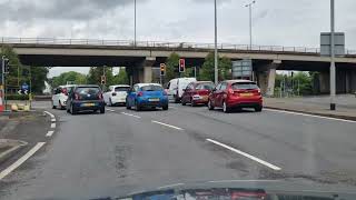 Hanford Roundabout from A34 Stone 2nd Exit Following Signs to Trent Vale Driving Test Route Help [upl. by Adahs819]