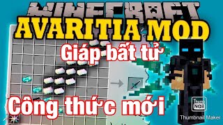 Avaritia Addon V2 Thay đổi công thức và áo giáp bất tử [upl. by Leirvag880]