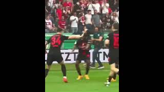 Granit Xhaka amazing goal in DFB Pokal final [upl. by Novets]