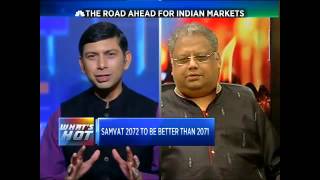 Samvat 2072  Rakesh Jhunjhunwala with Udayan Mukherjee [upl. by Monteria267]