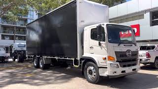 Hino FL2628 6x2 Custom Curtainsider Truck 14 Pallet Transport Distribution Freight Truck [upl. by Ariamoy]