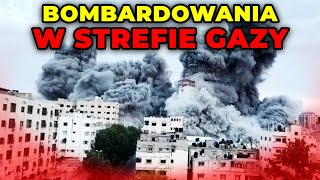 Bombardowania w Strefie Gazy Izrael zrównał z ziemią wieżowiec Palestine Tower [upl. by Ainola]