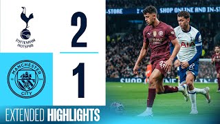 EXTENDED HIGHLIGHTS  TOTTENHAM 21 MAN CITY  Werner Sarr amp Nunes Goals  Carabao Cup 🏆 [upl. by Zebaj]