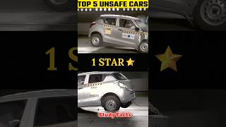 India की 5 unsafe cars studyfacts [upl. by Horbal]