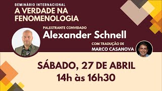 A Pergunta sobre a Verdade a partir da Visão FenomenológicoTranscendental  Alexander Schnell [upl. by Atsocal]