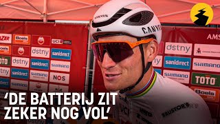 Topfavoriet Mathieu van der Poel voor Amstel Gold Race “De batterij zit zeker nog vol” [upl. by Dobson101]