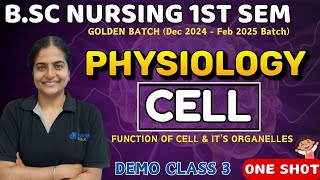 CELL PHYSIOLOGY in hindi  bsc nursing 1st sem  PHYSIOLOGY BSC NURSING  PHYSIOLOGY LECTURE [upl. by Ahsed]