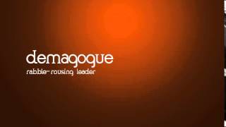 English Word Meaning  demagogue [upl. by Harness]