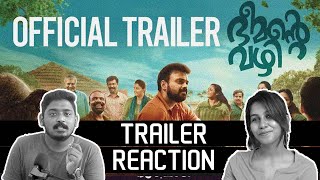 Bheemante Vazhi Official Trailer Reaction  Kunchacko Boban Chemban Vinod Jose  Unni amp Viya [upl. by Rouvin40]