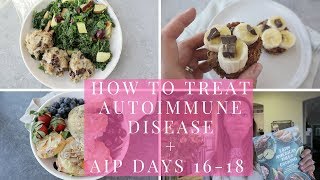 How to treat Autoimmune Disease  What I ate AIP Days 16 18 [upl. by Alvis101]