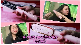 KSKIN Straightener Comb [upl. by Childers926]