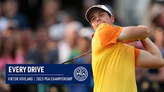 ALL of Viktor Hovlands Drives from the 2023 PGA Championship [upl. by Ireland]