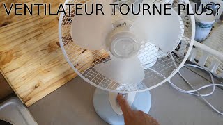 🔧 Comment réparer un ventilateur qui ne tourne plus ou trop lentement [upl. by Eanom]