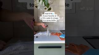 DIY Cleaning Spray without the toxins 🧽 doterraessentialoils toxinfree nontoxic cleaninghacks [upl. by Alrahc]