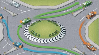 How to drive on a roundabout roundabout 2024 roadsigns highwaycode ukdrivingtest [upl. by Austen]