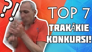 TOP 7 TRAKĀKIE KONKURSI BEZPAJUMTNIEKIEM  ŠOKĒJOŠI KONKURSI KAS VAR NOTIKT TIKAI KRIEVIJĀ [upl. by Phonsa696]