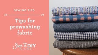 Six Tips for Prewashing Fabric [upl. by Hutchings167]