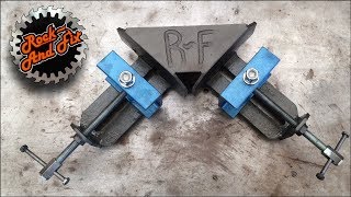 Como Hacer una Prensa Esquinera para Soldar  Homemade Angle Clamp [upl. by Sommers]