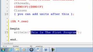 Free Pascal Program Tutorial 1  Getting Started  Lazarus Download Link  Mac Windows Linux [upl. by Enelyak]