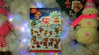 CALENDARIO Avvento KINDER 2024 🍫SLIM🍫 No talking ASMR advent calendar kinder asmr [upl. by Cindee]