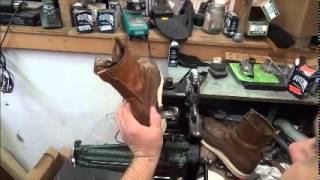 Bear Shoe Works Resoling Red Wing Irish Setter [upl. by Fransis92]