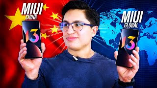 MIUI 13 Global vs MIUI 13 China  ¡Son muy diferentes [upl. by Gilbertson855]