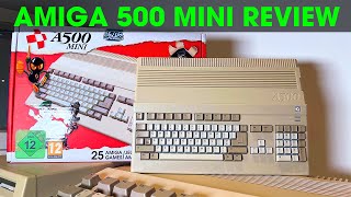 Amiga A500 Mini Full Review  Every Game Demos amp Workbench [upl. by Belle]