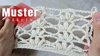 SUPER EASY 💕💕 Häkelmuster Einfache Muster schnelle Ergeebnisse [upl. by Moonier]