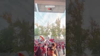 BARRA LOS ROJINEGROS RANGERS DE TALCA 🔴⚫🔴 EN EL ESTADIO FISCAL VS UNIÓN ESPAÑOLA AMISTOSO [upl. by Lehsar444]