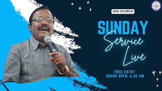 VAG Church  Sunday Service Live  Worship  13102024  Rev Adaikkalaraj [upl. by Cody]