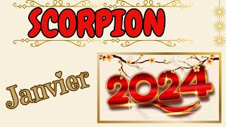 ♏ Tirage SCORPION horoscope janvier 2024 Nouvel émoi nouvelle étincelle votre cœur semballe💌 [upl. by Ferretti]