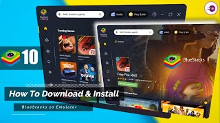 How To Download quotBlueStacks 10quot New Android Emulator amp Cloud Gaming For PC and Laptop [upl. by Rondon]