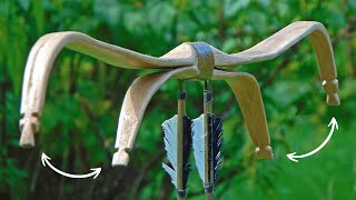 Making a Double Recurve Bow  Penobscot Style Bow Build [upl. by Kamaria75]