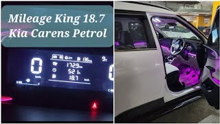 Mileage King Kia Carens 15 Premium Model Petrol  Base to Top Model Converted Autolead Accessories [upl. by Yerrok]