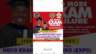 2024 NECO GCE Examination Questions and Answers  NECO GCE EXAM RUNS  NECO GCE EXAM Expo  neco gce [upl. by Zakaria]