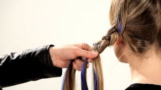 How to Braid In Neon Hair Extensions  Braid Tutorials [upl. by Asp]