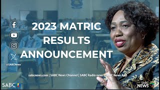 2023 Matric results announcement [upl. by Hyams]