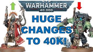 We cover the MASSIVE 40K Rules update [upl. by Marucci527]