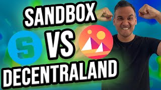 Sandbox VS Decentraland  Battle of the Metaverse [upl. by Seuqcaj]