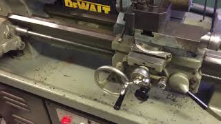 Boxford AUD Lathe Mk III Turning some 3quot Bar [upl. by Enimzzaj788]