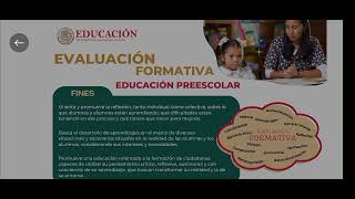 Evaluación Formativa  Educación Preescolar  Anexo 3 del CTE [upl. by Naujtna]