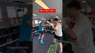 West End Gym  Training Timing and Defence boxing padwork [upl. by Mchenry545]