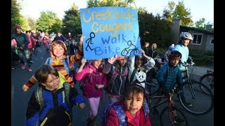 Creekside Elementary Walk to School [upl. by Hollister]