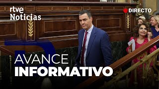 PEDRO SÁNCHEZ AVANCE INFORMATIVO tras anunciar que se plantea DIMITIR  RTVE Noticias [upl. by Eldon]