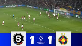 Sparta Praha vs FCSB 11  UEFA Champions League Qualifying 202425  Match Highlights [upl. by Flavian]