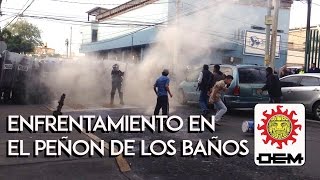 Vecinos del Peñón de los Baños se enfrentan a granaderos [upl. by Skell564]