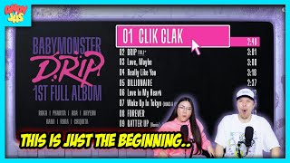 BABYMONSTER  DRIP ‘CLIK CLAK’ PREVIEW  REACTION [upl. by Masera]