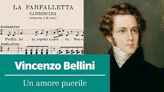 Vincenzo Bellini  Un amore puerile La Farfalletta [upl. by Granville]