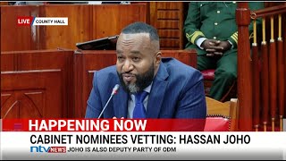 CS nominee Hassan Johos vetting  FULL INTERVIEW [upl. by Enilarak]