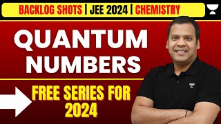 Quantum Numbers  Backlog Shots  Quantum Numbers for JEE 2024  Inorganic Chemistry  PMS Sir [upl. by Anelav]